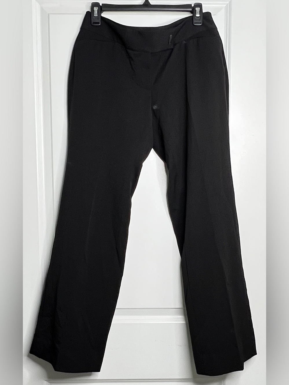 NWT White House Black Market 10P Legacy Modern Bootcut Dress Pants Black Petite